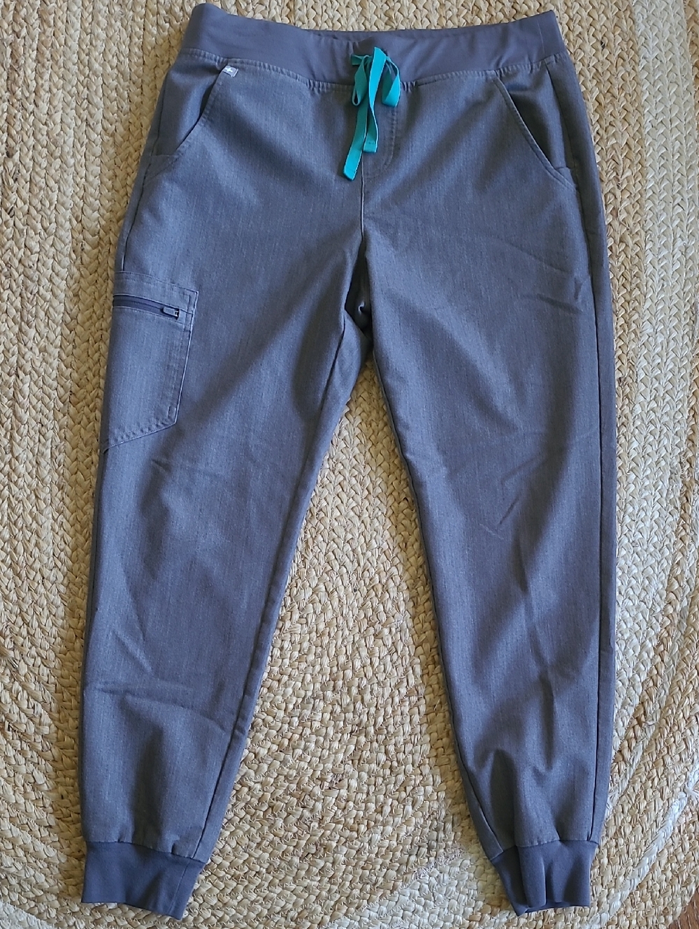 FIGS Light Gray Technical Scrub Pants